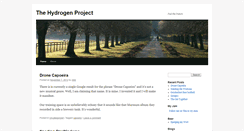 Desktop Screenshot of hydrogenproject.com